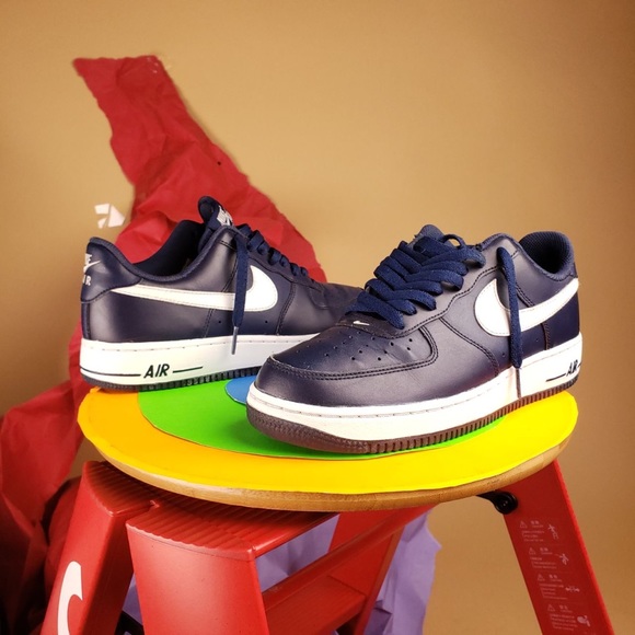 Nike Air Force 1 midnight navy and white - Picture 2 of 10